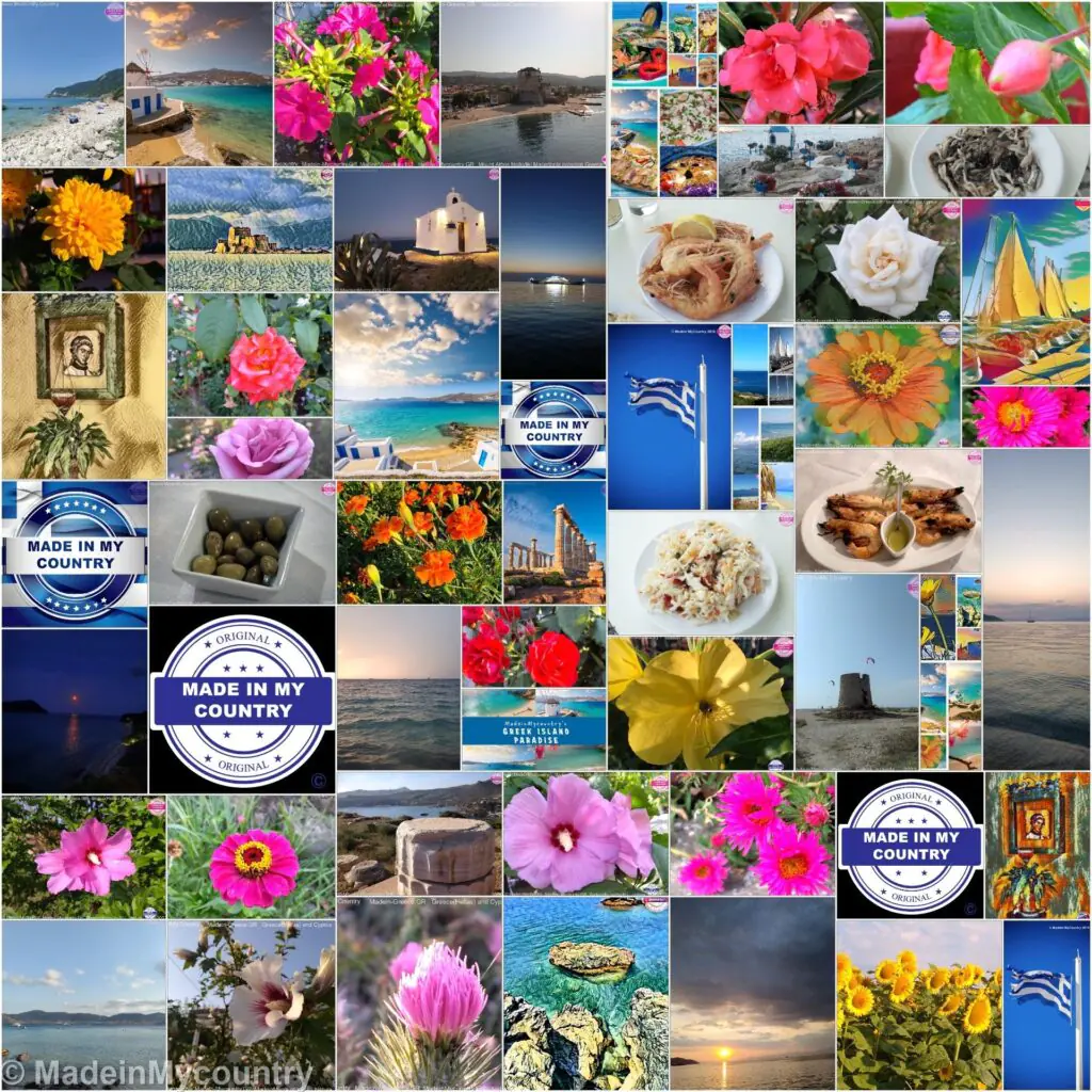 The Aegean sea of Greece (Hellas), Cyprus and the Greek islands!! MadeinMycountry is a global platform that celebrates and supports local history, culture, art, and nature conservation efforts. For two decades, we have been sponsoring local museums, cultural organizations, travel destinations, historical sites, and various cultural events around the world.